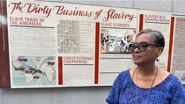 Roz McPherson at the Freedom and Slavery in the Making of a New Nation