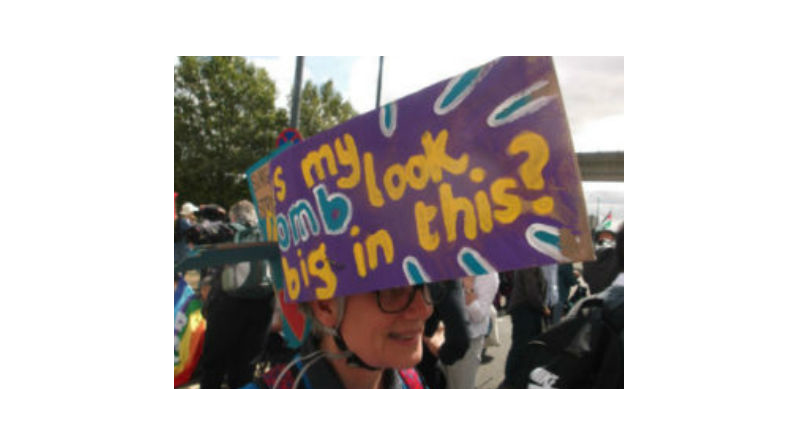 A 1980s peace rally