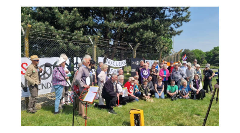 A 1980s peace rally