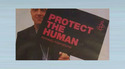 Amnesty International Protect The Human badges