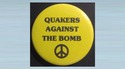 Quakers Against The Bomb badge