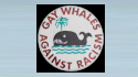 Gay Whales Against Racism badge