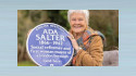 Dame Judy Dench unveils a blue plaque for Ada Salter