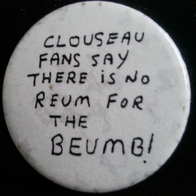Rusted 1982 CND Badge