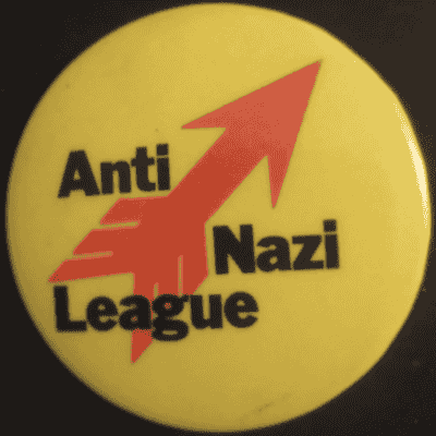 Rusted 1982 CND Badge