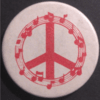 Musical notes & peace symbol