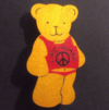 Bear & peace symbol